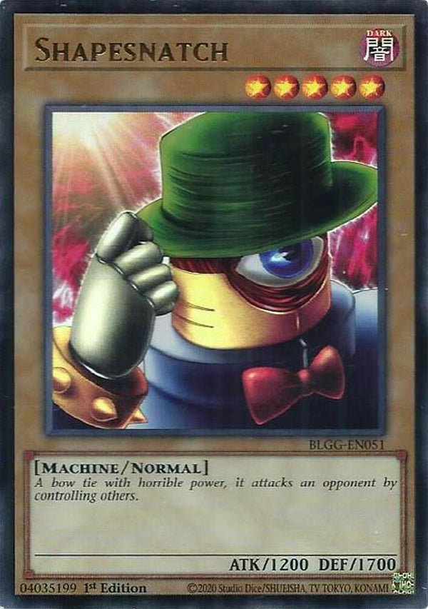 Shapesnatch - BLGG-EN051 - Ultra Rare - 1st Edition