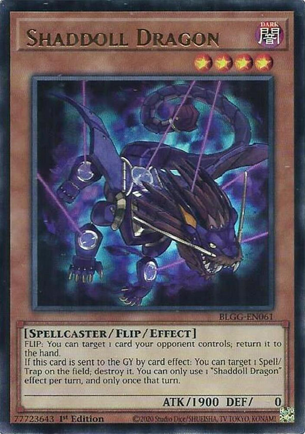 Shaddoll Dragon - BLGG-EN061 - Ultra Rare - 1st Edition