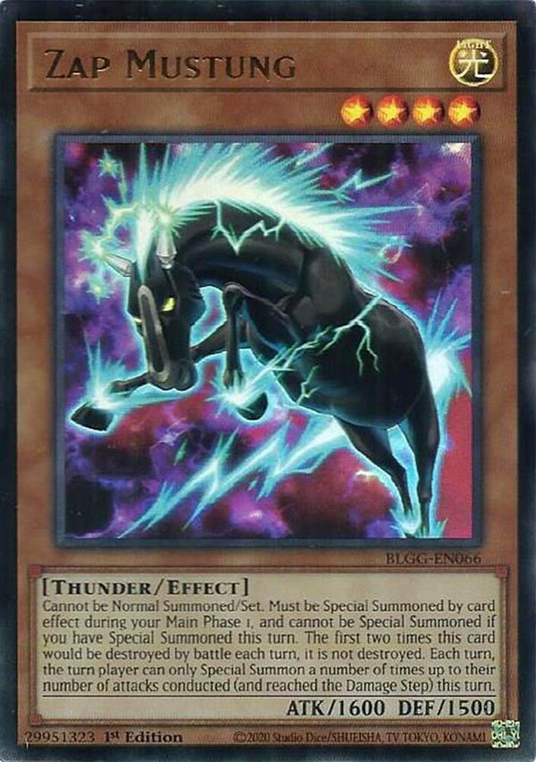 Zap Mustung - BLGG-EN066 - Ultra Rare - 1st Edition
