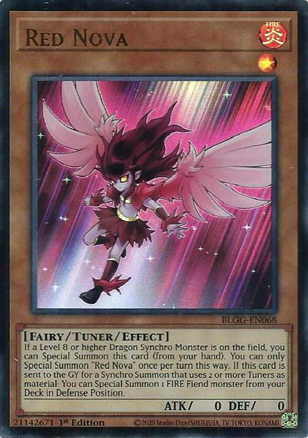 Red Nova - BLGG-EN068 - Ultra Rare - 1st Edition