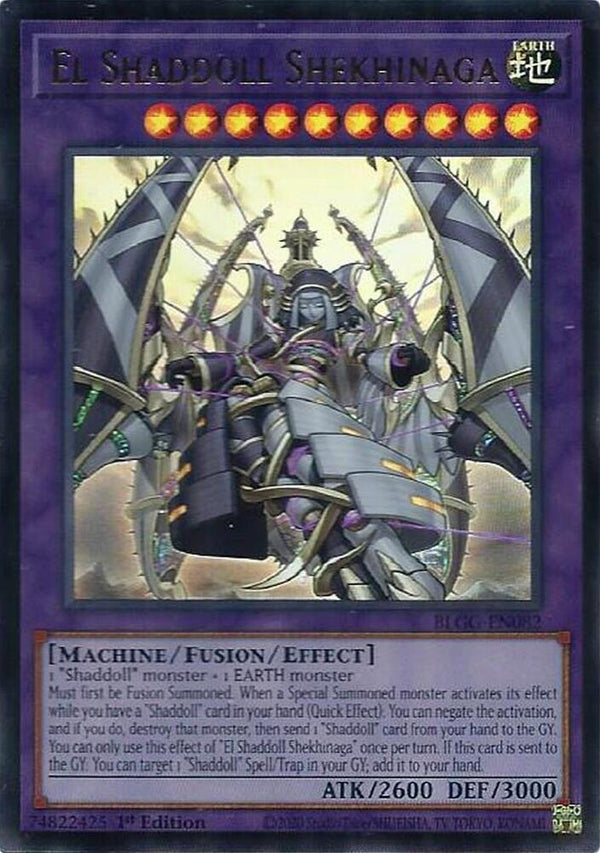 El Shaddoll Shekhinaga - BLGG-EN082 - Ultra Rare - 1st Edition