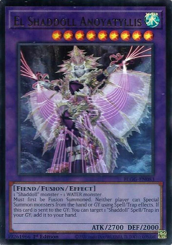 El Shaddoll Anoyatyllis - BLGG-EN083 - Ultra Rare - 1st Edition