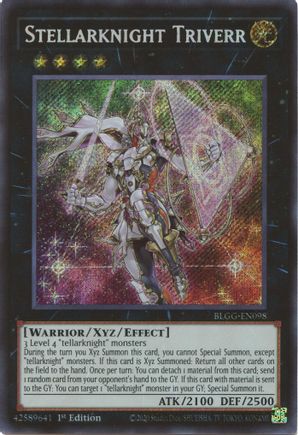 Stellarknight Triverr - BLGG-EN098 - Secret Rare - 1st Edition