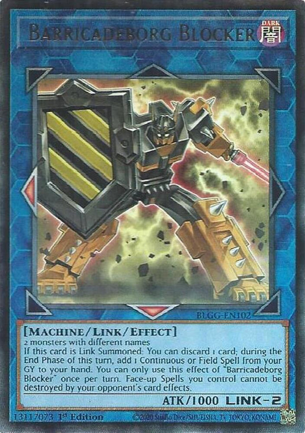 Barricadeborg Blocker - BLGG-EN102 - Ultra Rare - 1st Edition