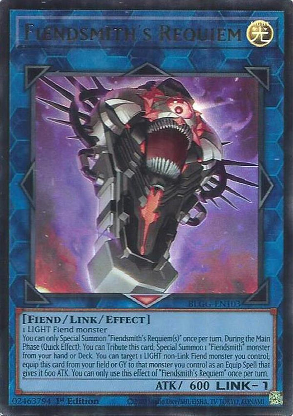 Fiendsmith's Requiem - BLGG-EN103 - Ultra Rare - 1st Edition