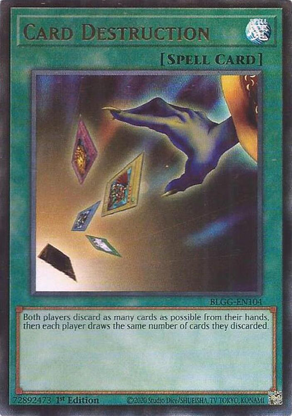 Card Destruction - BLGG-EN104 - Ultra Rare - 1st Edition