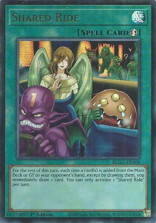 Shared Ride - BLGG-EN108 - Ultra Rare - 1st Edition