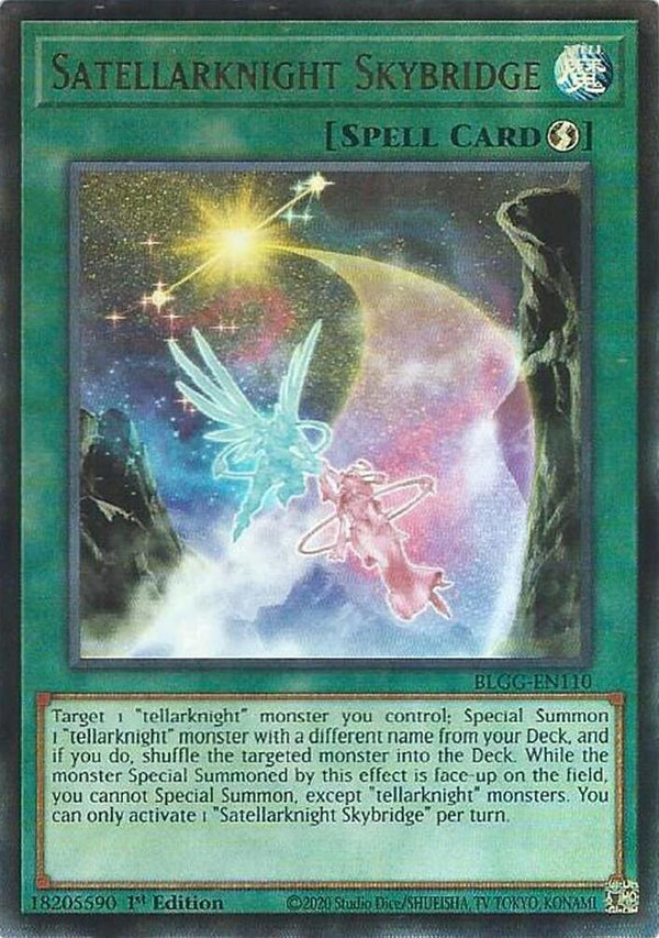 Satellarknight Skybridge - BLGG-EN110 - Ultra Rare - 1st Edition