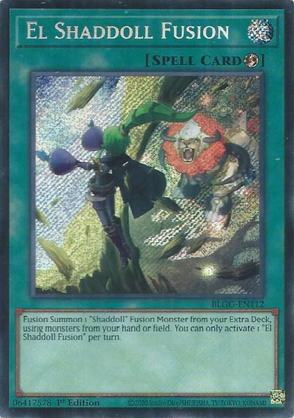 El Shaddoll Fusion - BLGG-EN112 - Secret Rare - 1st Edition
