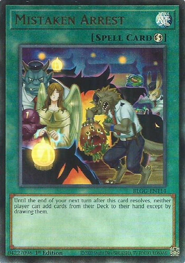 Mistaken Arrest - BLGG-EN114 - Ultra Rare - 1st Edition