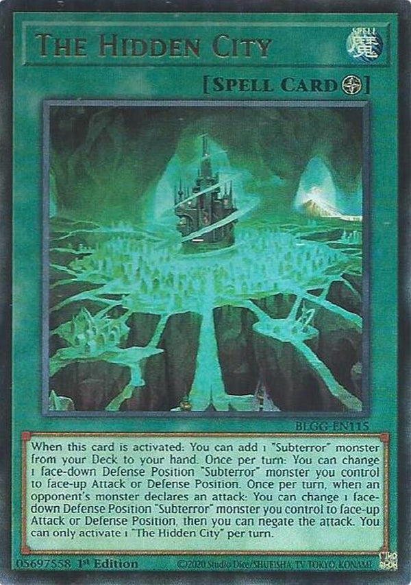 The Hidden City - BLGG-EN115 - Ultra Rare - 1st Edition