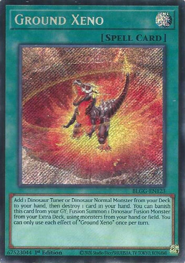 Ground Xeno - BLGG-EN123 - Secret Rare - 1st Edition