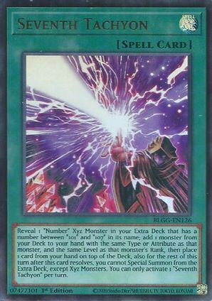 Seventh Tachyon - BLGG-EN126 - Ultra Rare - 1st Edition