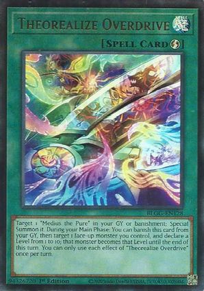 Theorealize Overdrive - BLGG-EN128 - Ultra Rare - 1st Edition