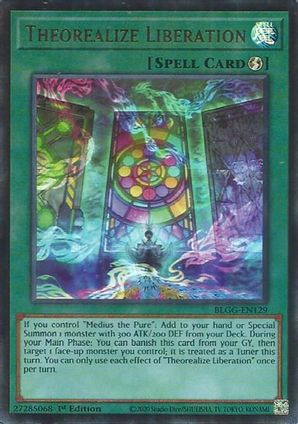 Theorealize Liberation - BLGG-EN129 - Ultra Rare - 1st Edition