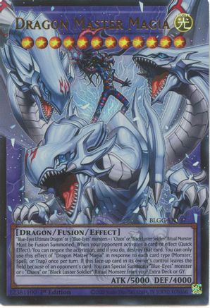 Dragon Master Magia - BLGG-EN137 - Ultra Rare (Overframe) - 1st Edition