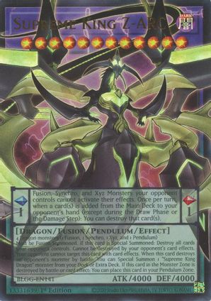 Supreme King Z-ARC - BLGG-EN141 - Ultra Rare (Overframe) - 1st Edition