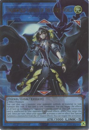 Underworld Goddess of the Closed World - BLGG-EN144 - Ultra Rare (Overframe) - 1st Edition