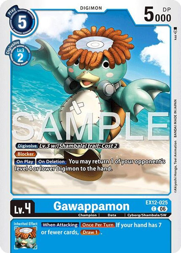 Gawappamon - EX12-025 - Common