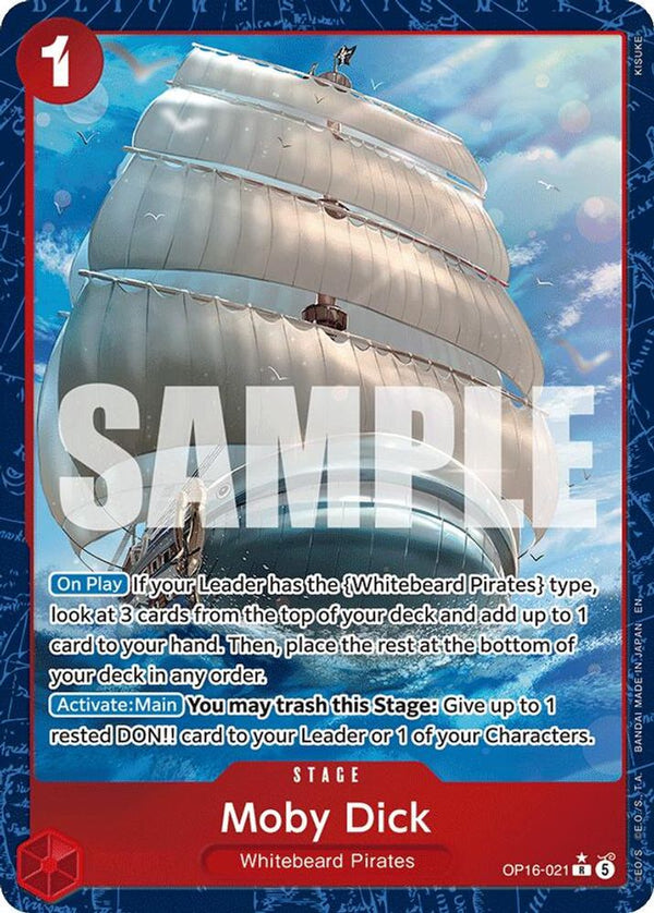 Moby Dick (Alternate Art) - OP16-021 - Rare (Pre-Order)