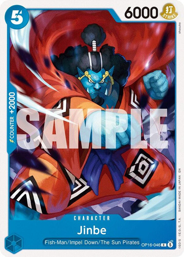 Jinbe (046) - OP16-046 - Common (Pre-Order)