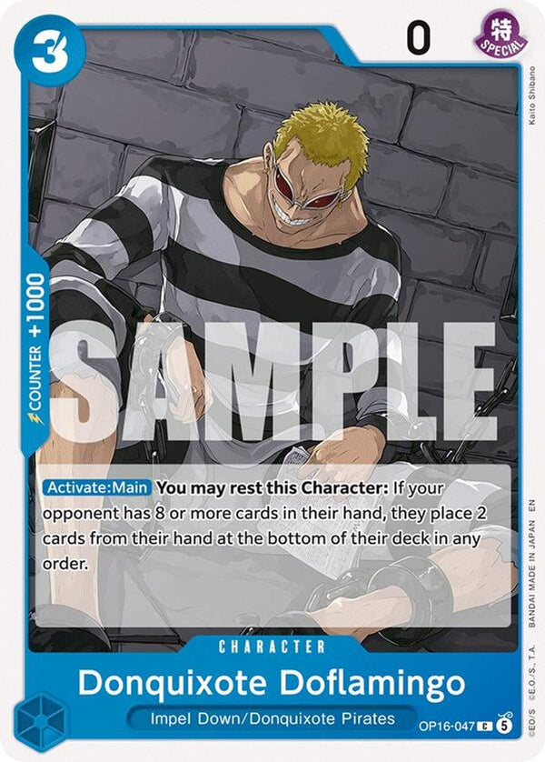 Donquixote Doflamingo (047) - OP16-047 - Common (Pre-Order)
