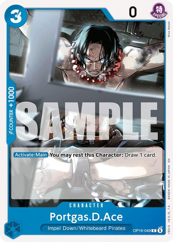 Portgas.D.Ace (049) - OP16-049 - Common (Pre-Order)