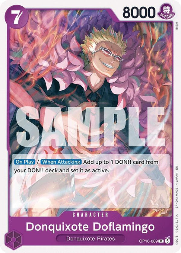 Donquixote Doflamingo (069) - OP16-069 - Common (Pre-Order)