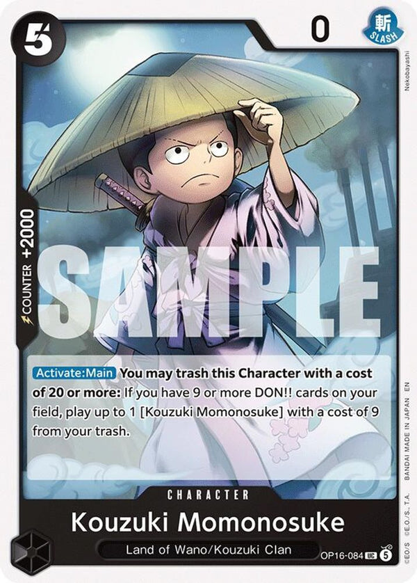 Kouzuki Momonosuke (084) - OP16-084 - Uncommon (Pre-Order)