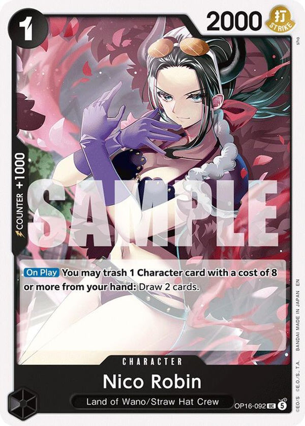 Nico Robin - OP16-092 - Uncommon (Pre-Order)