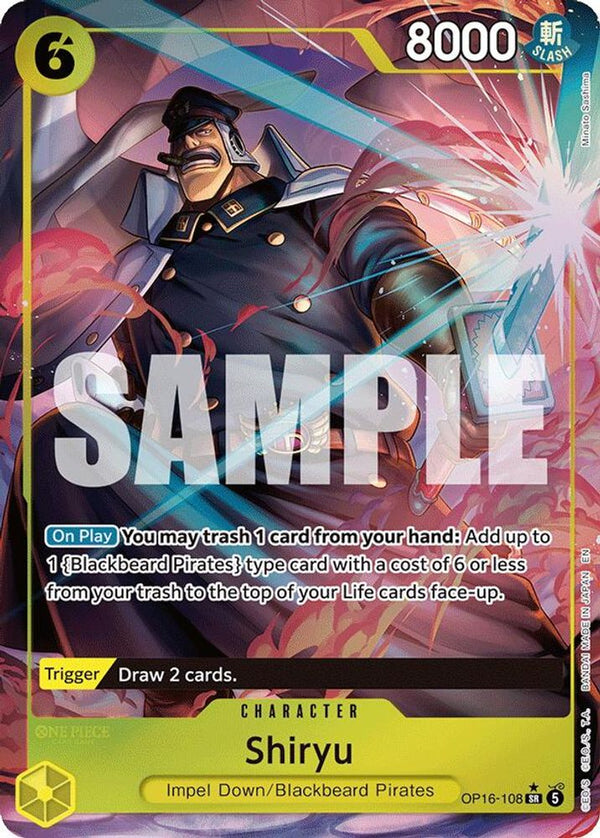 Shiryu (Alternate Art) - OP16-108 - Super Rare (Pre-Order)
