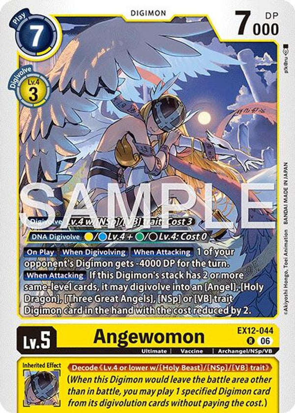 Angewomon - EX12-044 - Rare