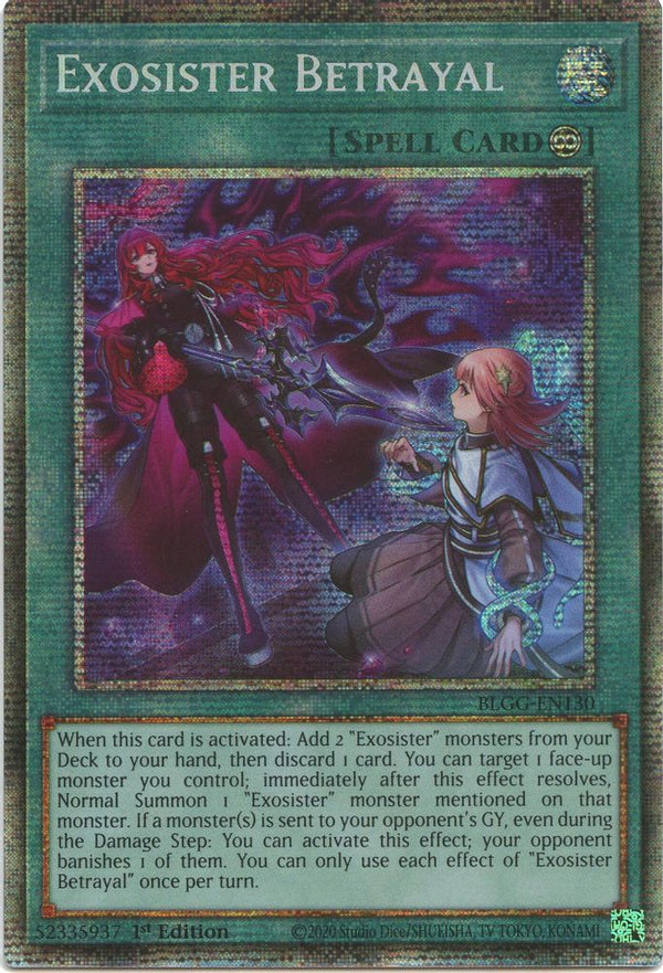 Exosister Betrayal - BLGG-EN130 - Starlight Rare - 1st Edition