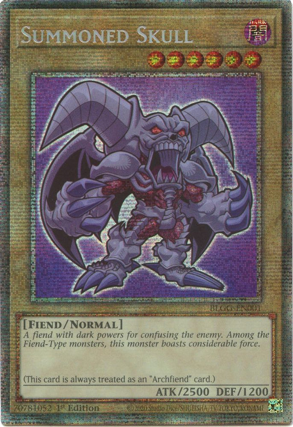 Summoned Skull - BLGG-EN001 - Starlight Rare - 1st Edition