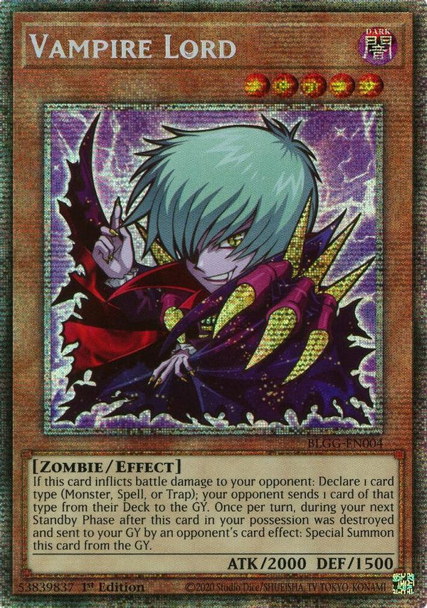 Vampire Lord - BLGG-EN004 - Starlight Rare - 1st Edition