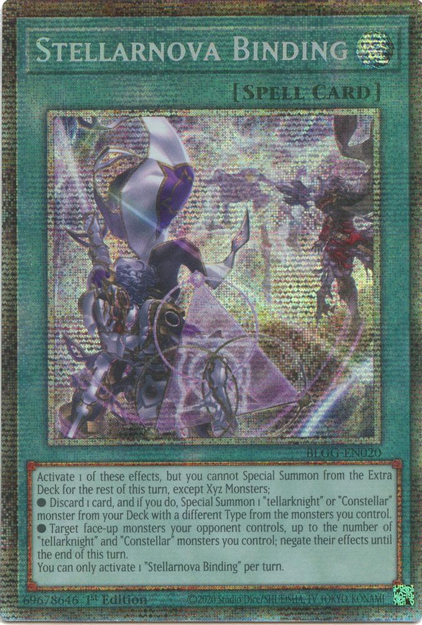 Stellarnova Binding - BLGG-EN020 - Starlight Rare - 1st Edition