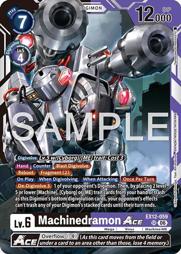 Machinedramon ACE - EX12-059 - Super Rare