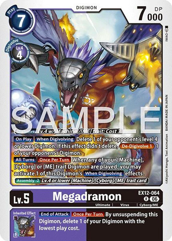Megadramon - EX12-064 - Rare