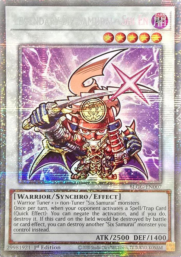 Legendary Six Samurai - Shi En - BLGG-EN007 - Starlight Rare - 1st Edition