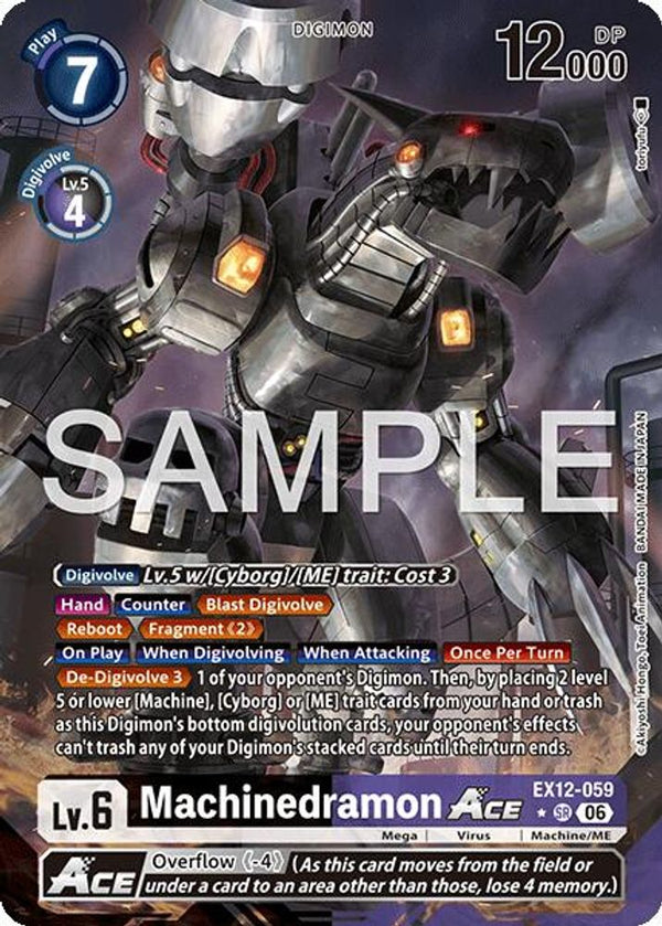 Machinedramon ACE (Alternate Art) - EX12-059 - Super Rare