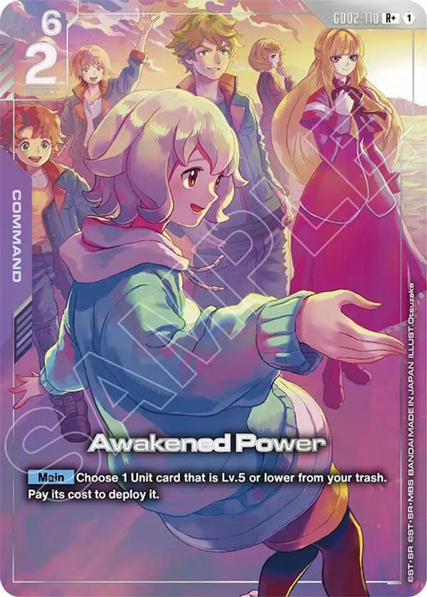 Awakened Power (R+) (Premium Accessory Set - Mobile Suit Gundam: Iron-Blooded Orphans) (Alternate Art) - GD02-110 - Rare+
