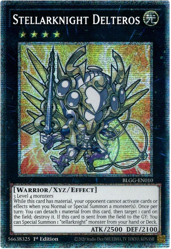 Stellarknight Delteros - BLGG-EN010 - Starlight Rare - 1st Edition