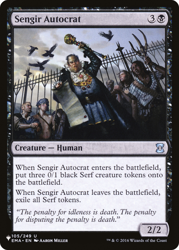Sengir Autocrat - EMA Reprint (PLST)
