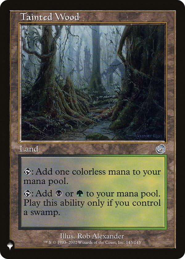 Tainted Wood - TOR Reprint (PLST)