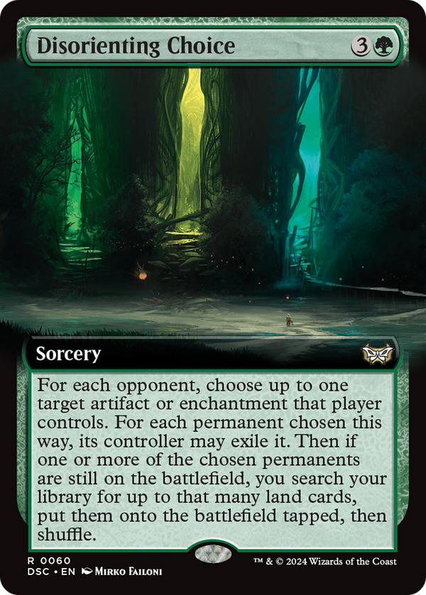 Disorienting Choice - Extended Art (DSC)