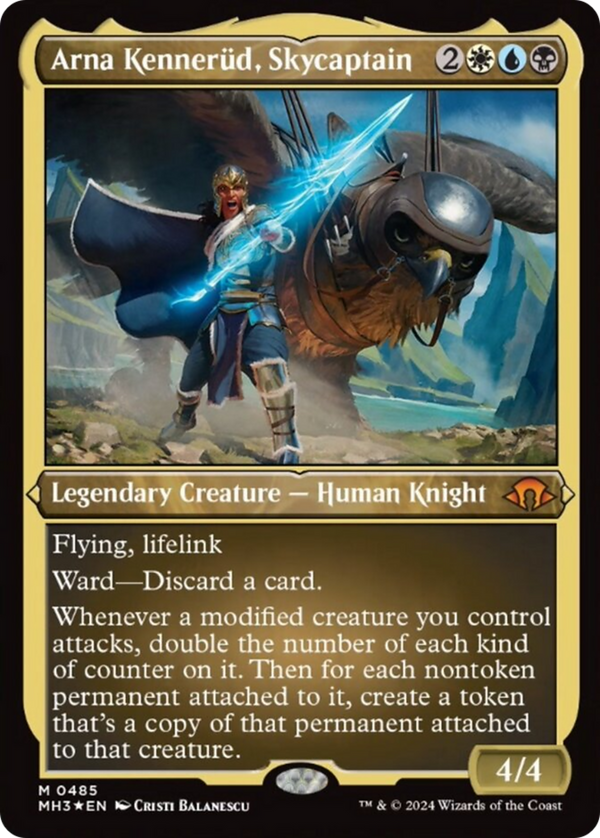 Arna Kennerud, Skycaptain (Etched) (MH3)