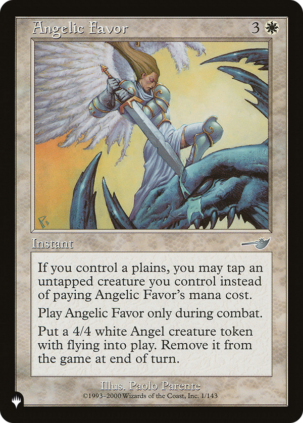 Angelic Favor - NEM Reprint (PLST)