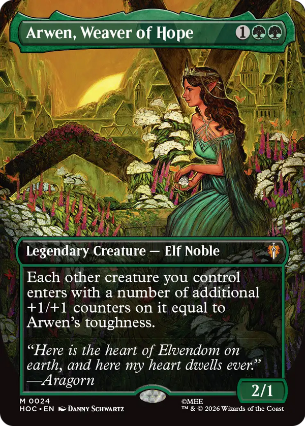 Arwen, Weaver of Hope - Borderless (HOC)