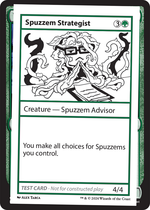 Spuzzem Strategist - Test Card (MB2)