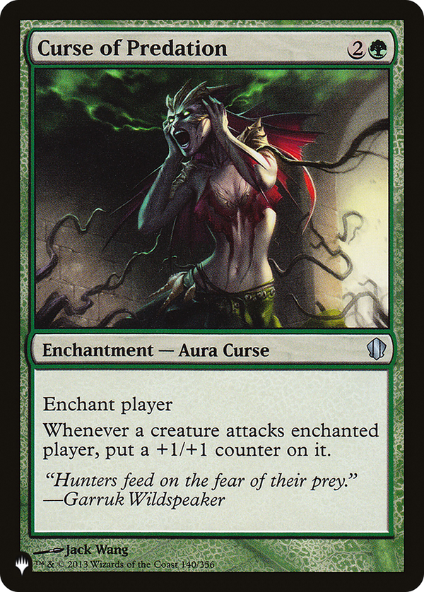 Curse of Predation - C13 Reprint (PLST)